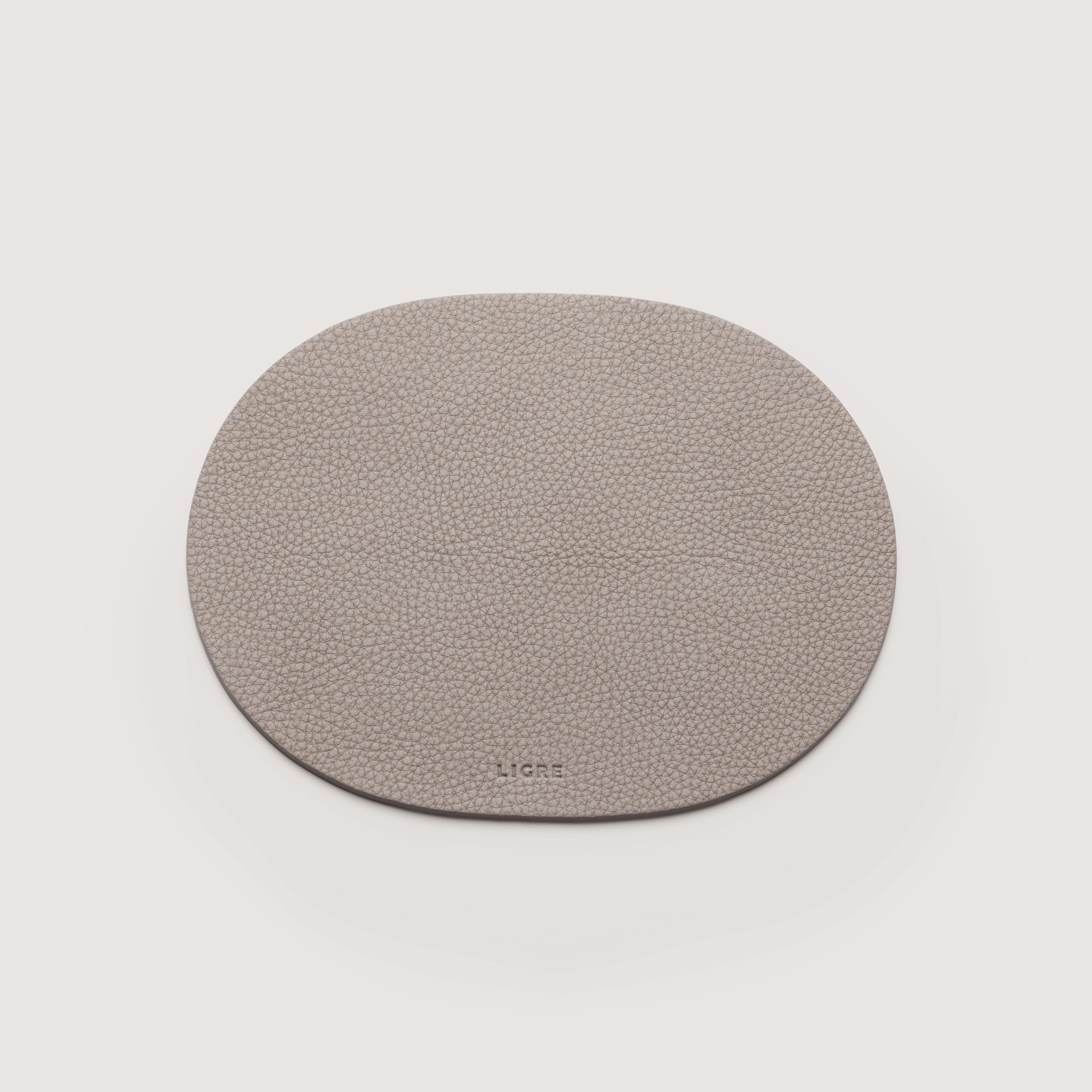 Tampermatte Leder elephant grey